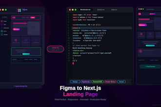 build a pixel perfect landing page from figma to nextjs