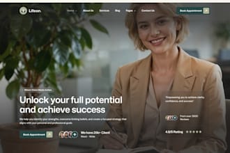 design coaching website consulting life coach consultant speaker trainer website