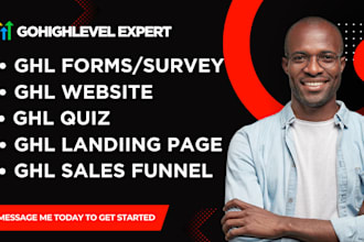 clone ghl website, create ghl surveys, quiz form, ghl sales funnel, ghl expert