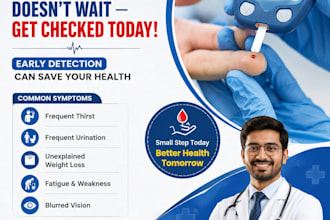 design medical and healthcare posters