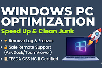 optimize, clean, and speed up your slow windows PC remotely