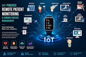 develop medical smartwatch, health monitoring and remote patient care system