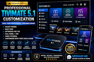 professionally customize and brand your tivimate 5,1 app for your business