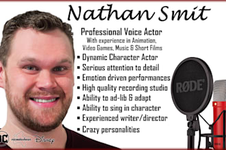 voice dynamic characters for narration and audiobooks