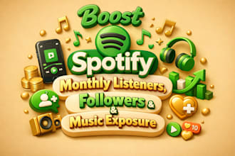 boost spotify monthly listeners and music exposure