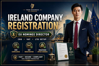 register your ireland company with eu nominee director and cro