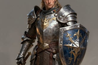 draw d and d character art and dnd character art