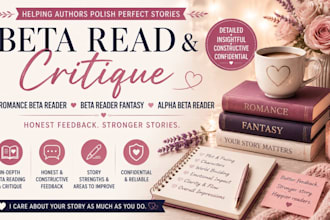 beta read critique, romance beta reader, beta reader fantasy, alpha beta reader