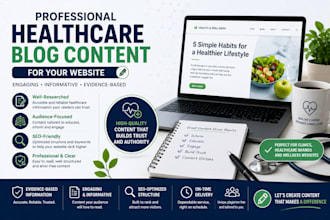 create healthcare blog content for websites