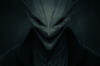 draw brutal horror darkart for metal band album cover
