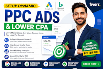 setup dynamic PPC ads and lower CPA