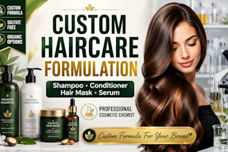 create custom shampoo conditioner and haircare formulations