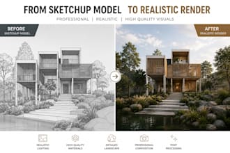 create realistic architectural renders