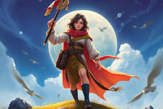 draw digital character illustration art