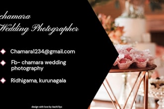 do logo design and wedding invitation card