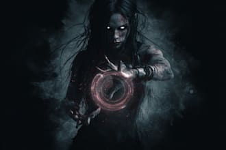 create fantasy, dark art, and young adult book illustrations
