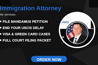 file a writ of mandamus petition to end your uscis visa or green card delay