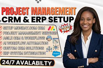 setup project management, agile CRM, monday sales CRM, ai workflow, CRM, erp