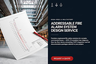 create fire alarm as built drawings and existing system documentation in autocad