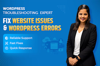 troubleshoot and fix any wordpress problem quickly