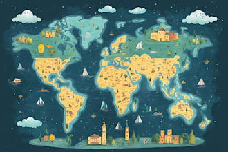 create a unique vector map for you