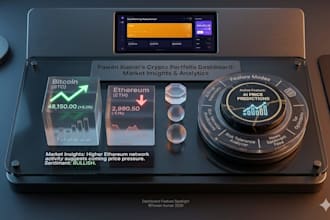 design and develop a premium crypto banking web app