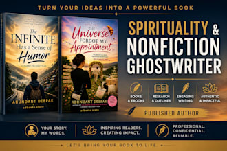 ghostwrite a spirituality or personal growth book