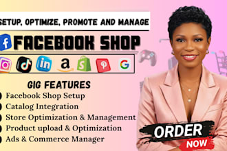 setup facebook and instagram shop