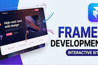 do framer web development and no code website development