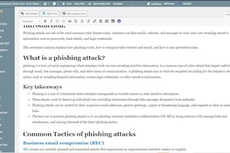 professional cybersecurity awareness content