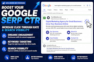 maximize serp CTR for search visibility and increase website organic traffic