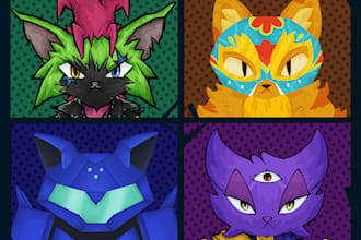 make cute chibis of your furry ocs