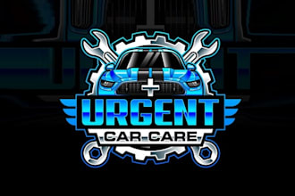 make automotive car care mechanic service logo