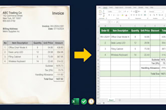 create professional excel billing sheets, invoice tracker, data dashboard