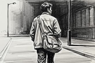 draw realistic sketch drawing from a photo