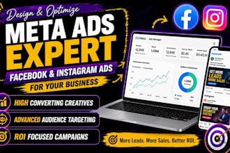 create and manage facebook and instagram ads for local business lead generation