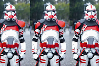 wearable 3d cosplay armor design sci fi costume 3d printable cosplay anime props