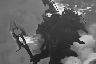 draw a fantasy character illustration