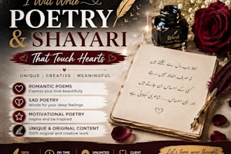 transform your emotions into soul touching poetry