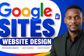 design a professional responsive google sites website for your business