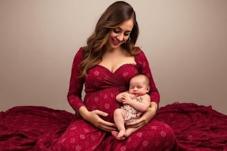 do maternity, newborn, children, family and model photo retouching in photoshop