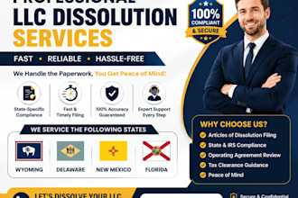 dissolve, terminate or close your US llc professionally
