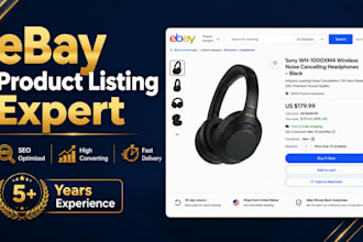 ebay listing, ebay product listing, ebay lister, ebay seo