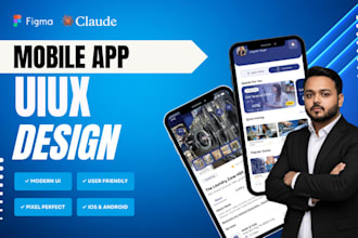 create professional mobile app UI UX in figma