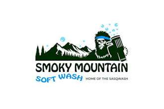 design soft wash seeking sasqwash artist logo