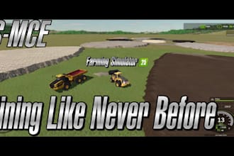 build custom farming simulator fs19 fs22 fs25 maps mods with field building road
