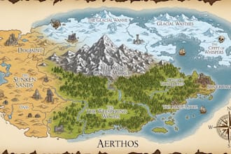 create a fantasy map for you