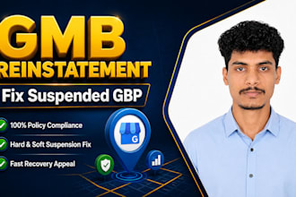 reinstate suspended google business profile and fix gmb suspension