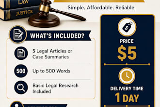 do basic legal research and write clear legal articles