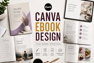 design canva ebook, canva ebook formatting, canva workbook canva template design